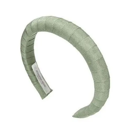 Jennifer Behr Attica made in New York silk grosgrain headband in sage green
