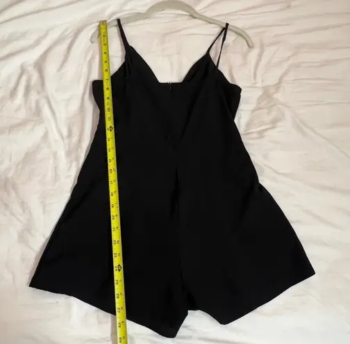 NWOT Solid Black Surplice V