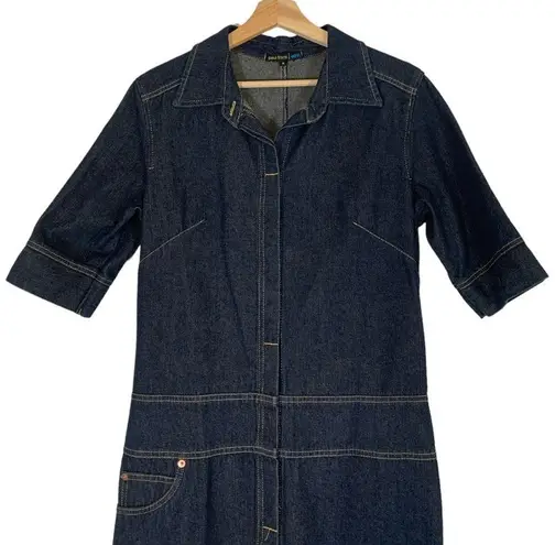 Paul Frank Vintage Denim Midi Dress Size 8