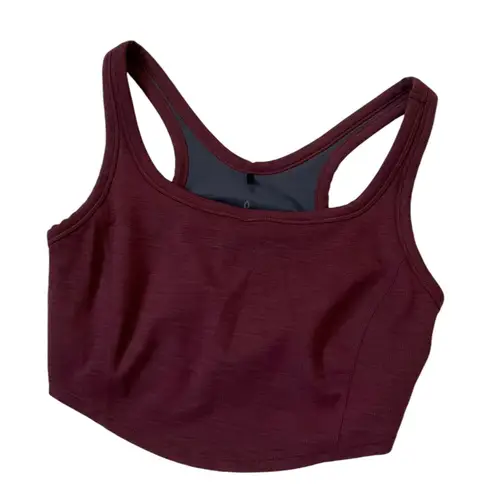 prAna Maroon Pullover Athletic Sports Bra Women Size Small | 54-1