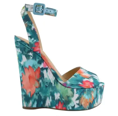 Guess NEW  Taraji Printed Wedges Sz 10