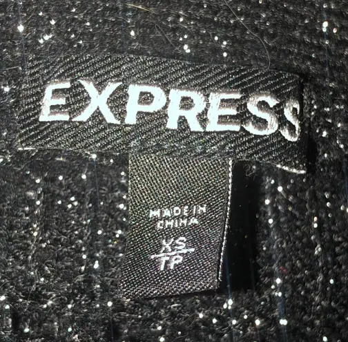 EXPRESS Metallic Open Knit Sweater
