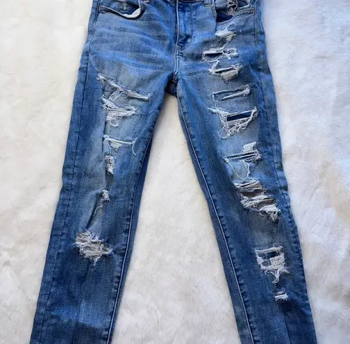 American Eagle Next Level Stretch Distressed Hi Rise Jean Jeggings!