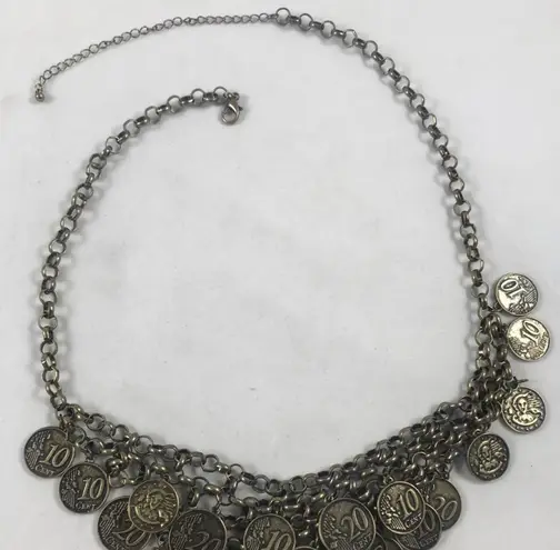 Lexico Fashion $120 Big Spender Copper Cent Charm Necklace