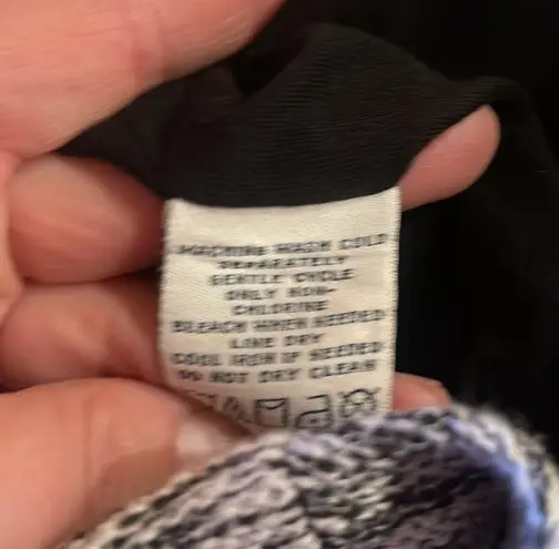 Sebby draped multi media space-dye tweed Moto jacket size small