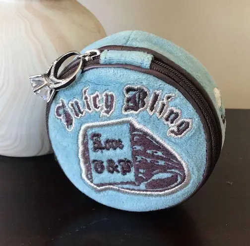 Juicy Couture Y2K Travel Jewelry Pouch, Rare, Juicy Bling, Glamorous Couture