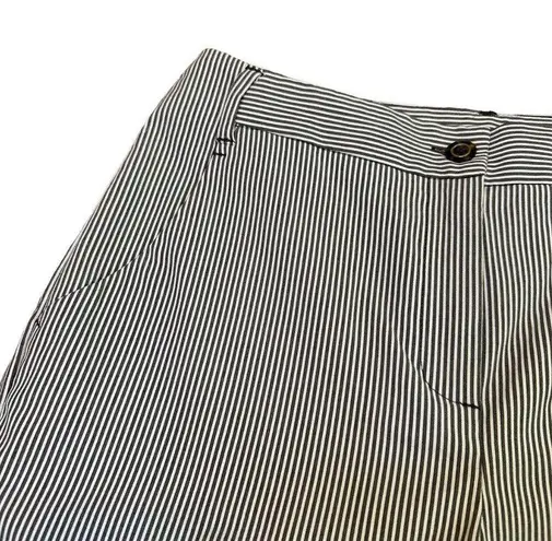 ep pro  Grey White Stripe Bermuda Shorts Long-Length Golf Athletic Size 4 Women's