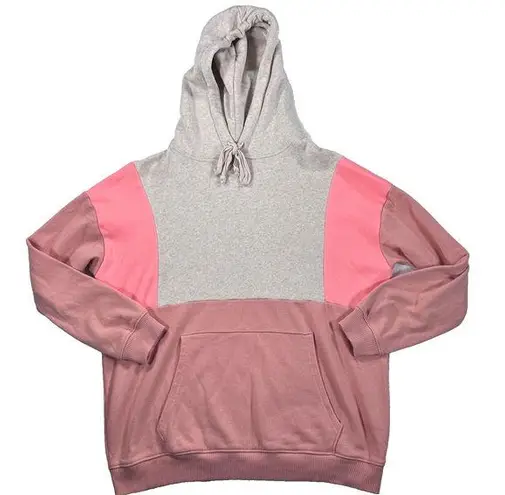 American Eagle  Sweatshirt Womens Size X-Small Pink Colorblock Jegging Fit Hoodie