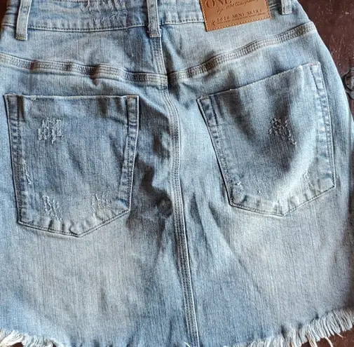 One Teaspoon Denim Mini Skirt