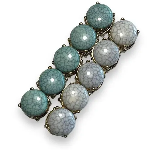 Womens Matching Faux Marble Stretch Fashion Bracelets Statement Jewelry Green