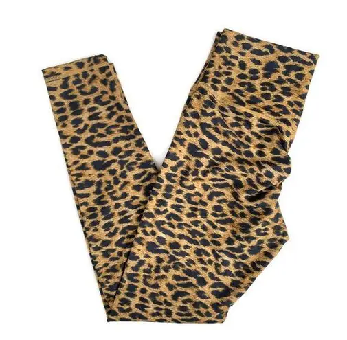 Til You Collapse Effortless Scrunch Sunset Leopard Leggings Medium