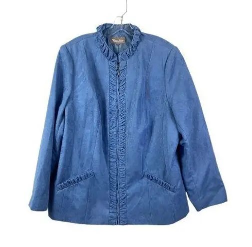 Tan Jay Women's Peaceful Blue Skies Jacket Size 20W