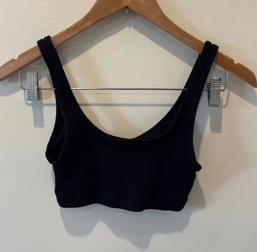 Aritzia Tna TnAction Ribbed Sports Bra Size XS Black - Image 1