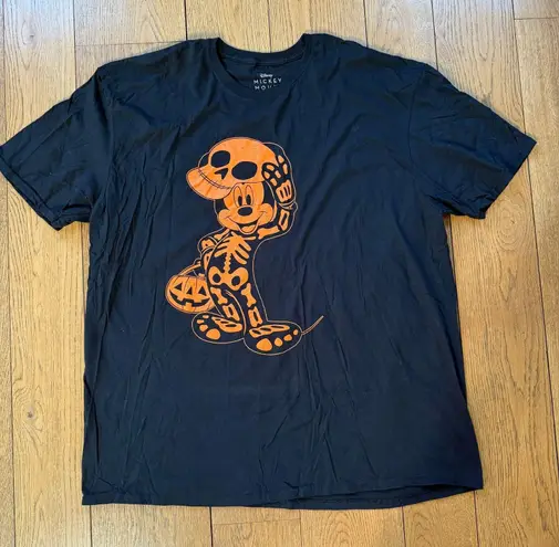 DISNEY HALLOWEEN MICKEY MOUSE SKELETON T