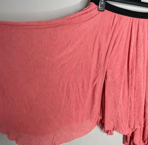 Free People  Pink Coral Asymmetrical Skirt