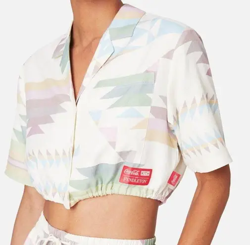 Kith  Pendleton Coca-Cola Cropped Camp Collar Shirt & Ellen II Short SET Small