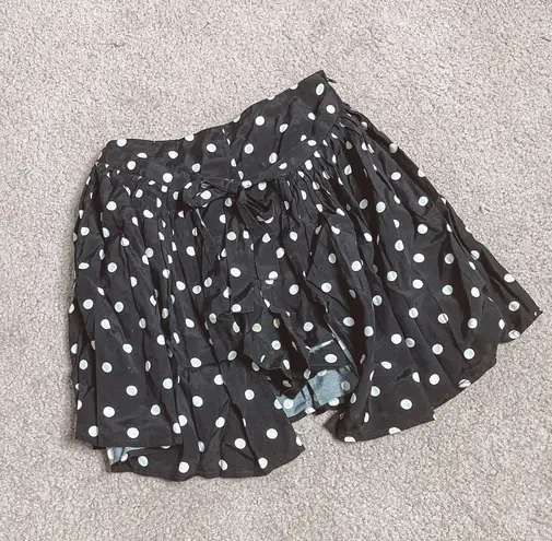 The Limited Vintage Polka Dot Wrap Skort