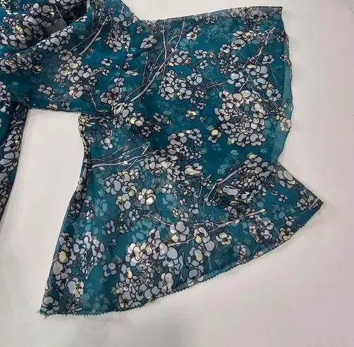 House of Harlow 1960 x REVOLVE Vaida Mini Dress in Teal Floral Multi XS Blue