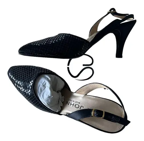 St. John Brand New Paillettes SlingBack Vintage Pump Heel Heel With Dust Bag 6.5B