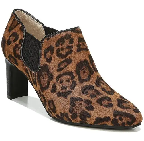Life Stride Slip-On Booties Gilmore Leopard Women's Size 7W