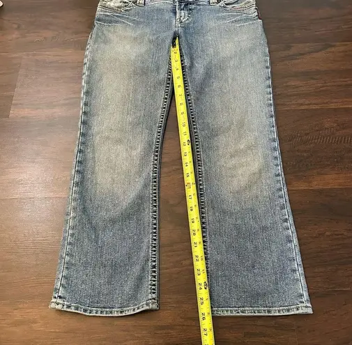 Silver Jeans Santorini light wash cropped straight leg jeans size 30