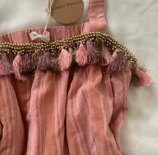 Honey Punch Tassel Tank Top NWT