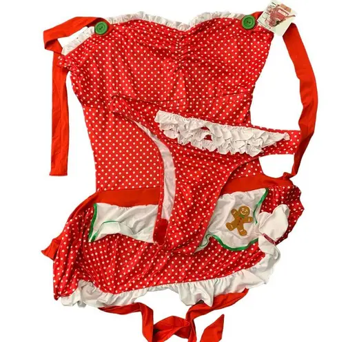 Plus Size Fantasy Lingerie Christmas Theme Mrs. Santa Clause Red
