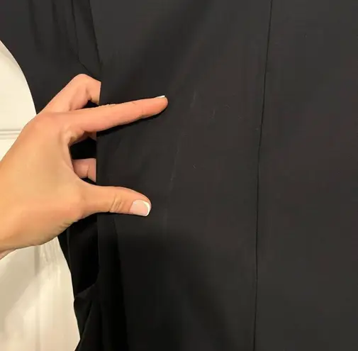 Universal Standard Jenna Poplin Dress Black NWT