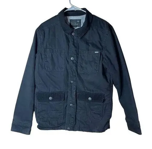 Quicksilver Mens Black Jacket Size Medium