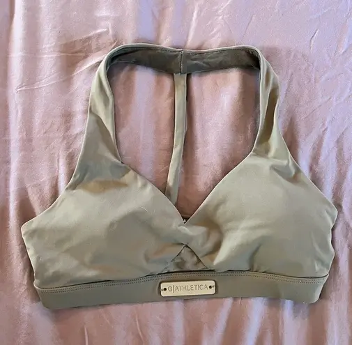 G Athletica T Back Sports Bra Athletic Bra Womens Small Sage Green