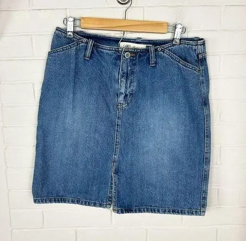 Gap  Jeans Vintage Low Rise Cotton Denim Skirt Size 6