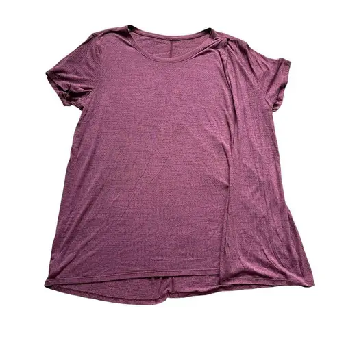 Lululemon  Back to Me maroon short-sleeve t-shirt