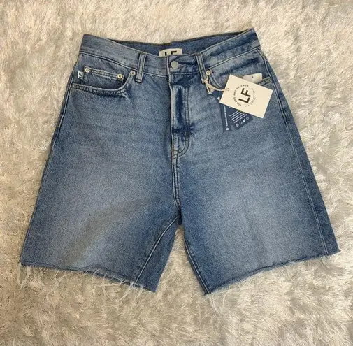 Lovers + Friends  Devon High Rise 90s Cut Off Jean Shorts Sz 27