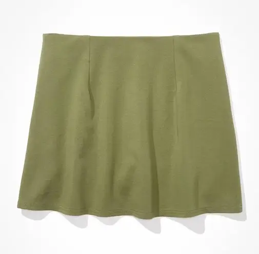 American Eagle It Knit Skort in Olive Moss