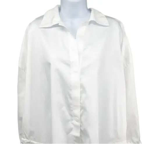 Norma Kamali Super Oversized T-Shirt Shirt Dress White Cotton XS