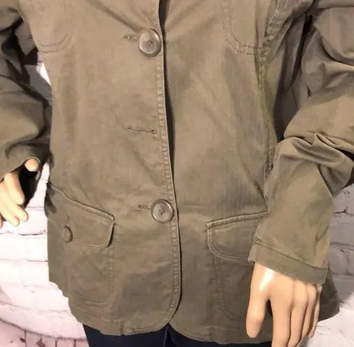 Lady Hathaway Military Look Khaki Blazer XL