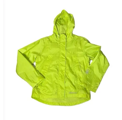 PREDATOR WEAR Jacket Windbreaker Full Zip Draft Flap High Visibility Size Medium