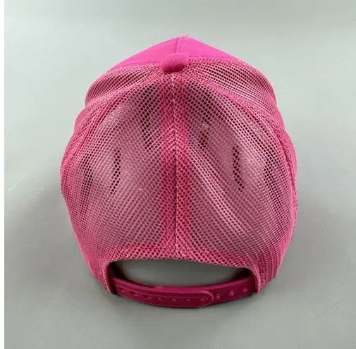 Bass Pro Shops  Hat Cap Camp Snapback Trucker Mesh Fish Outdoor Pink Ladies GUC