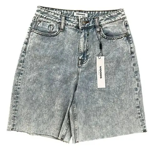 Vigoss  High Waist Bermuda Jean Shorts size 25 NEW