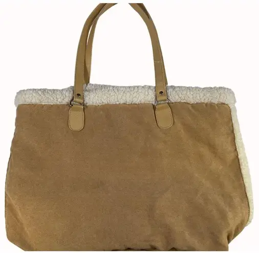 Cannon Women's Tan Suede Purse/Shoulder/Tote Bag SKU 5847