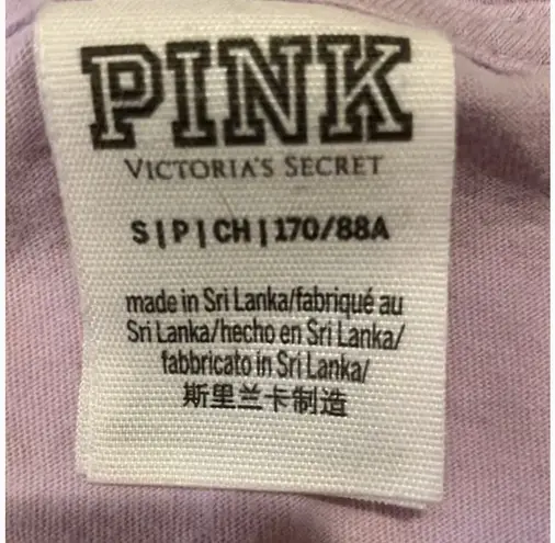PINK - Victoria's Secret Pink Victoria Secret light purple t- shirt size small - Image 3