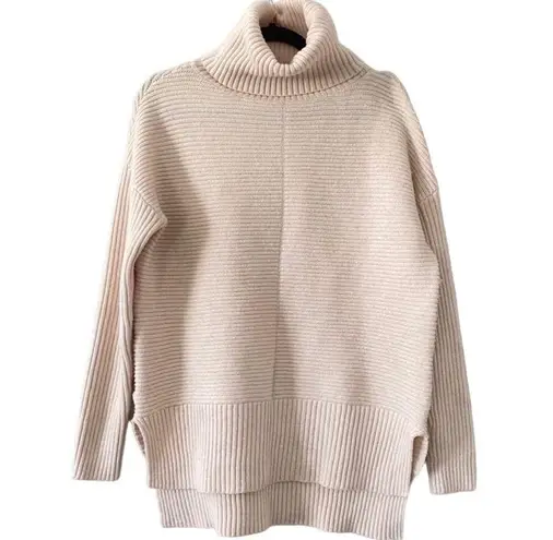 Sweet Romeo NEW Size Small Pink Cool Girl Ribbed Knit Turtleneck Sweater