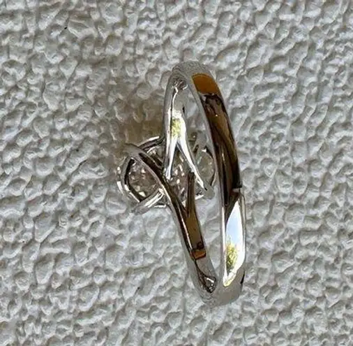 Certified 2.5ct Oval cut moissanite D VVS1 S925 sterling silver engagement ring7