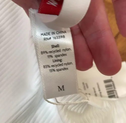 ANDIE Bikini Set String bikini Bottom Valencia Top Rib white Size Medium NWT