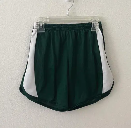 Augusta Sportswear dark green track shorts