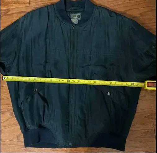 prAna Vintage Praino Black Silk doublelure jacket. Size Large