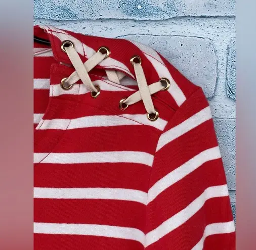 Veronica Beard Foley Ruched Stripe Dress medium