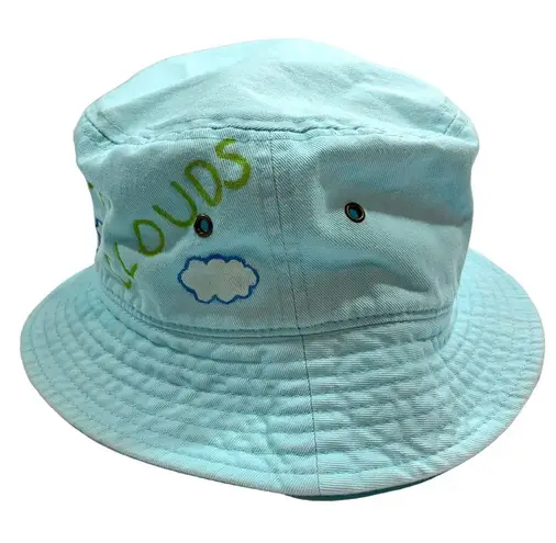 Head Hand Painted In The Clouds Blue Bucket Hat