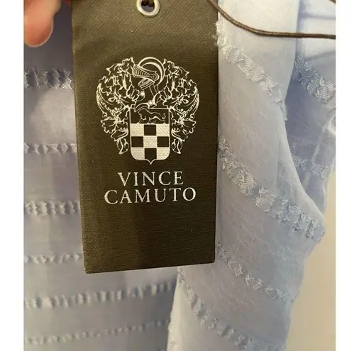 Vince Camuto NEW  Blouse Women’s Size XS Cornflower Blue Sleeveless Chiffon Flowy