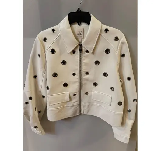 Cinq à Sept Harriet Faux Leather Jacket size medium (see picture for details)